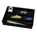Rubbermaid Rubbermaid RUB11906ROS Drawer Director- 7 Compartments- 15in.x12in.x2-.38in.- Black RUB11906ROS